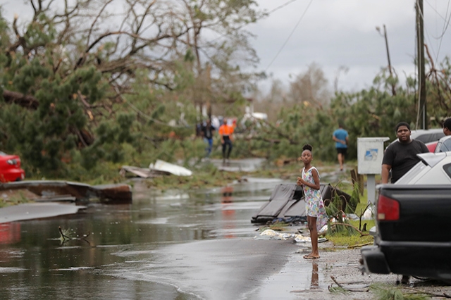 Hurrikan MICHAEL tobt in Florida