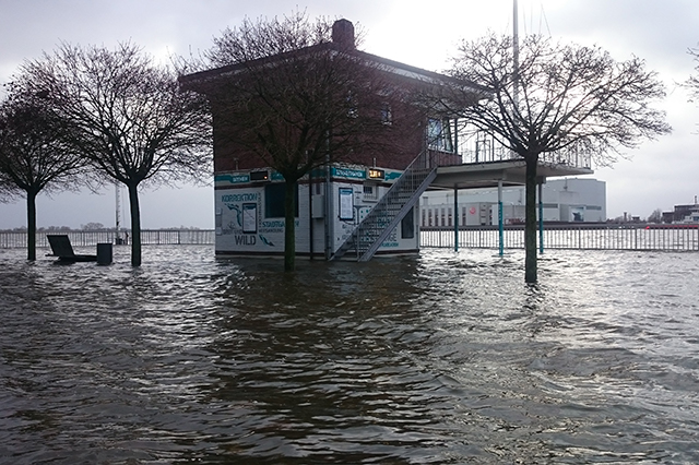 Sturmflut an Weser und Elbe