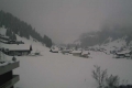 Winterrückfall in den Alpen