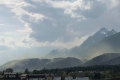 Pollensturm in den Alpen