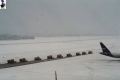 Schneefall legt Flughafen lahm