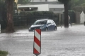 Überflutete Straßen im Nordosten
