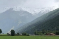 Sommerschnee in den Alpen